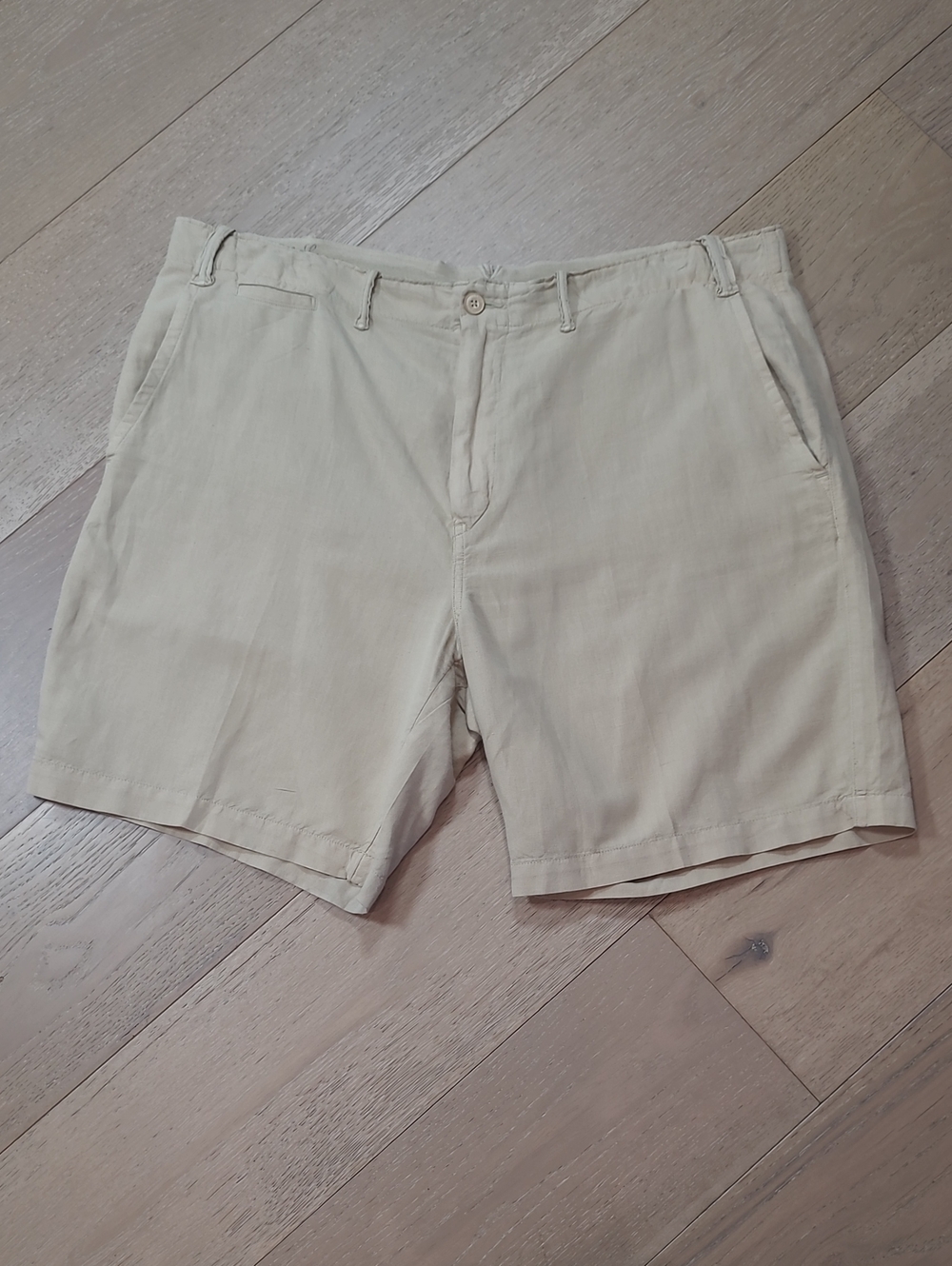Polo Ralph Lauren Shorts Men's sz 38 Linen Blend Classic Fit Chino Shorts